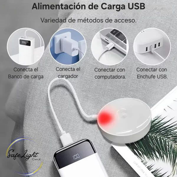 SafeLight - Luz LED con Sensor de Movimiento - Seguridad y Comodidad con Luz que se Activa Sola