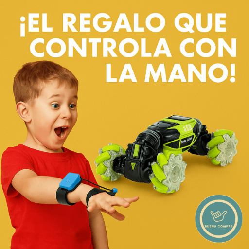PowerDrive - Auto Radio Controlado con Sensor de Mano - Regalo Diferente para el Día del Niño