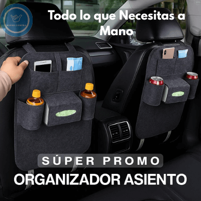 DriveEasy 2X1 – ORGANIZADOR DE ASIENTO – Comodidad y Orden para Toda la Familia