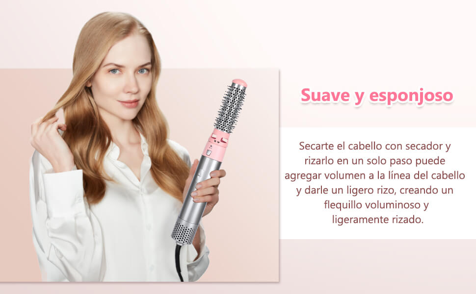 ShineCare Cepillo Secador 5 en 1 – Secado Anti-Frizz – Brillo y Suavidad Natural