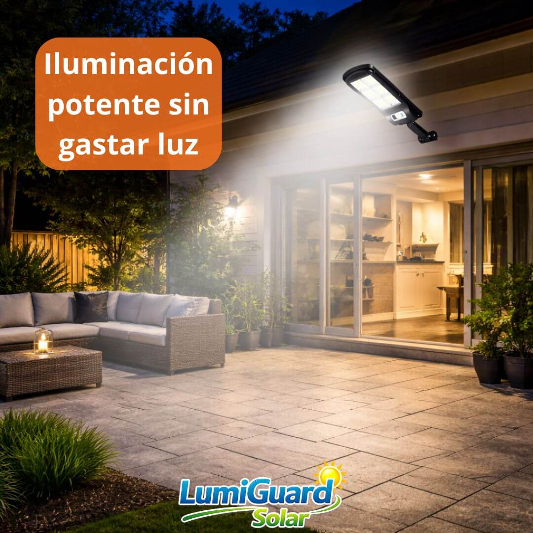 LumiGuard Solar - Ilumina tu hogar cada noche sin aumentar la cuenta de luz