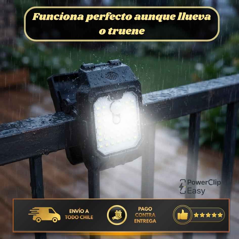 PowerClip Easy - Luz potente donde quieras, sin electricista