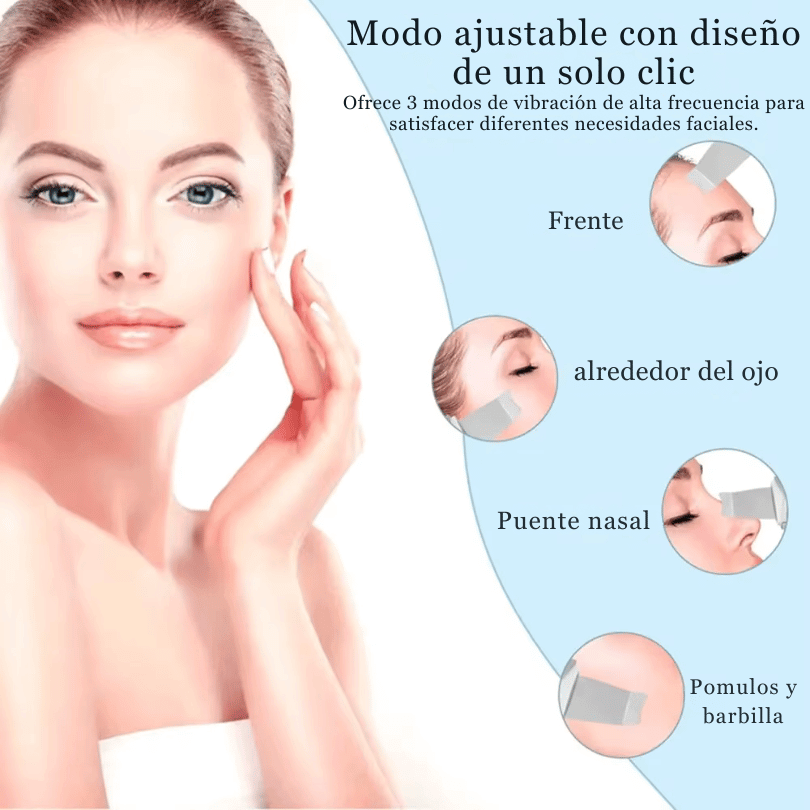 SkinWave Pro – Espátula Facial Exfoliante USB – Obtén una Limpieza Facial en Minutos Sin Dañar tu Piel y Previene Puntos Negros