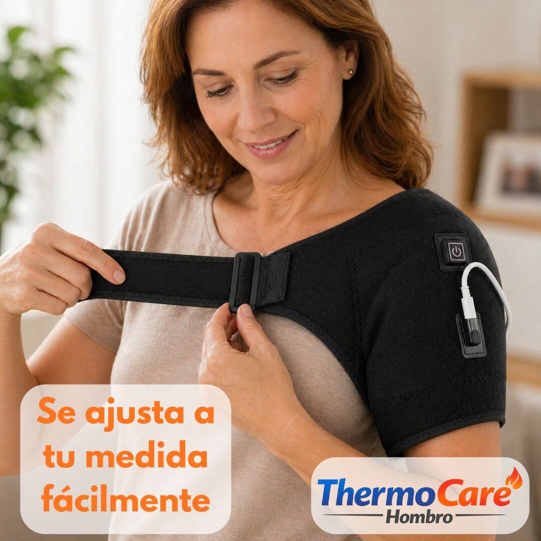 ThermoCare Hombro – Terapia de Calor Ajustable para Aliviar el Dolor en Casa