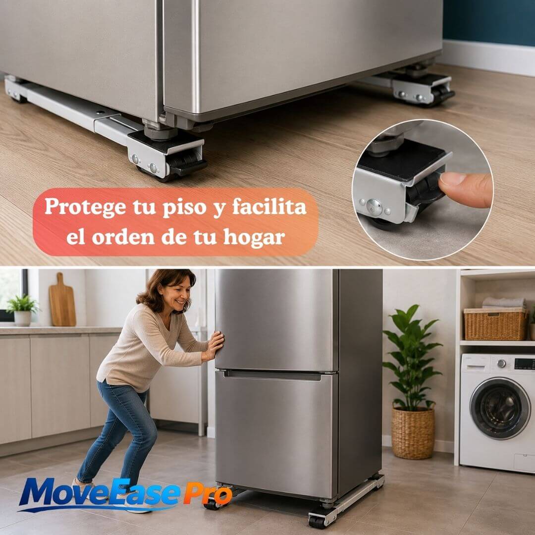 MoveEase Pro – Mueve Electrodomésticos y Limpia con Mayor Comodidad