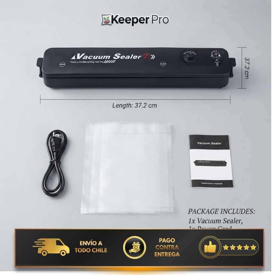 Keeper Pro - Congela carnes y verduras manteniendo su calidad original.