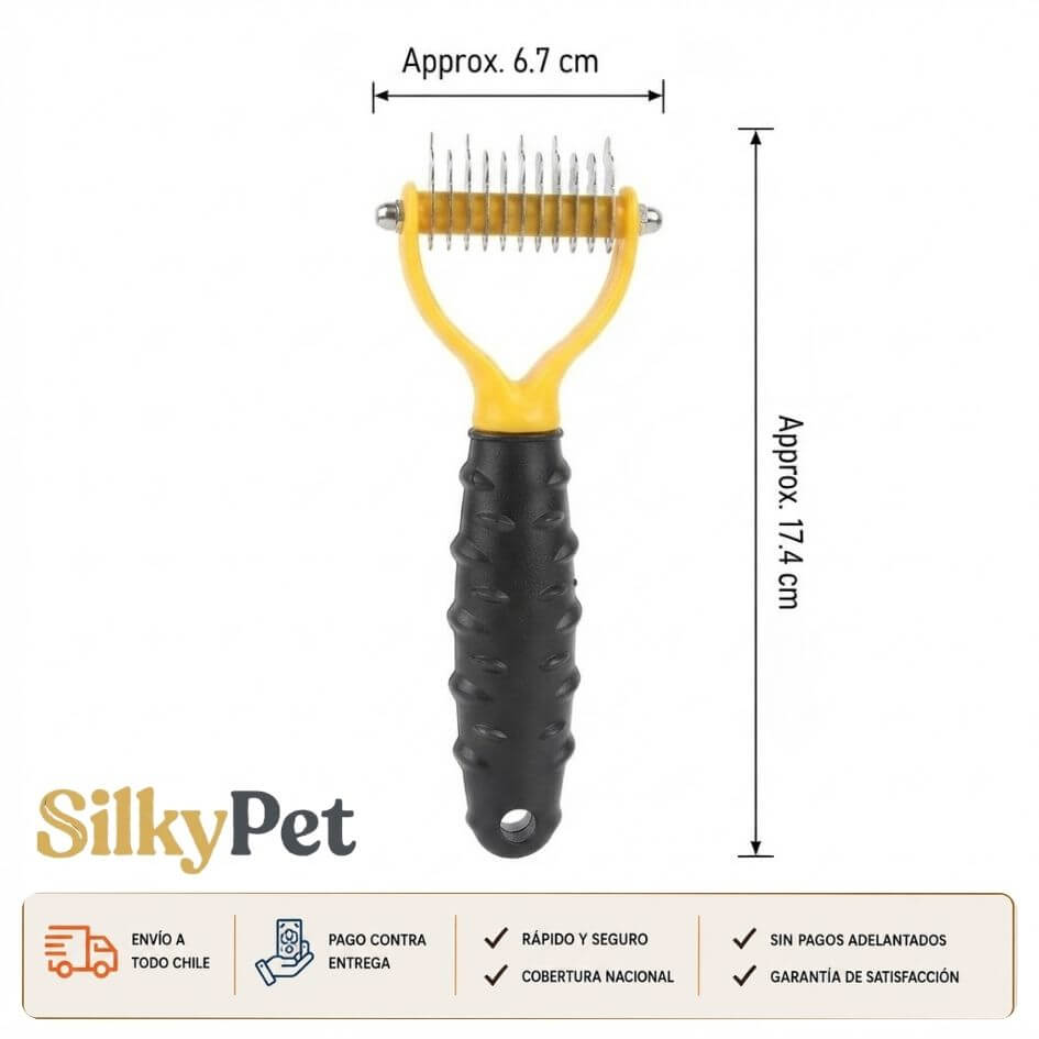 SilkyPet - Elimina nudos y pelo suelto en minutos