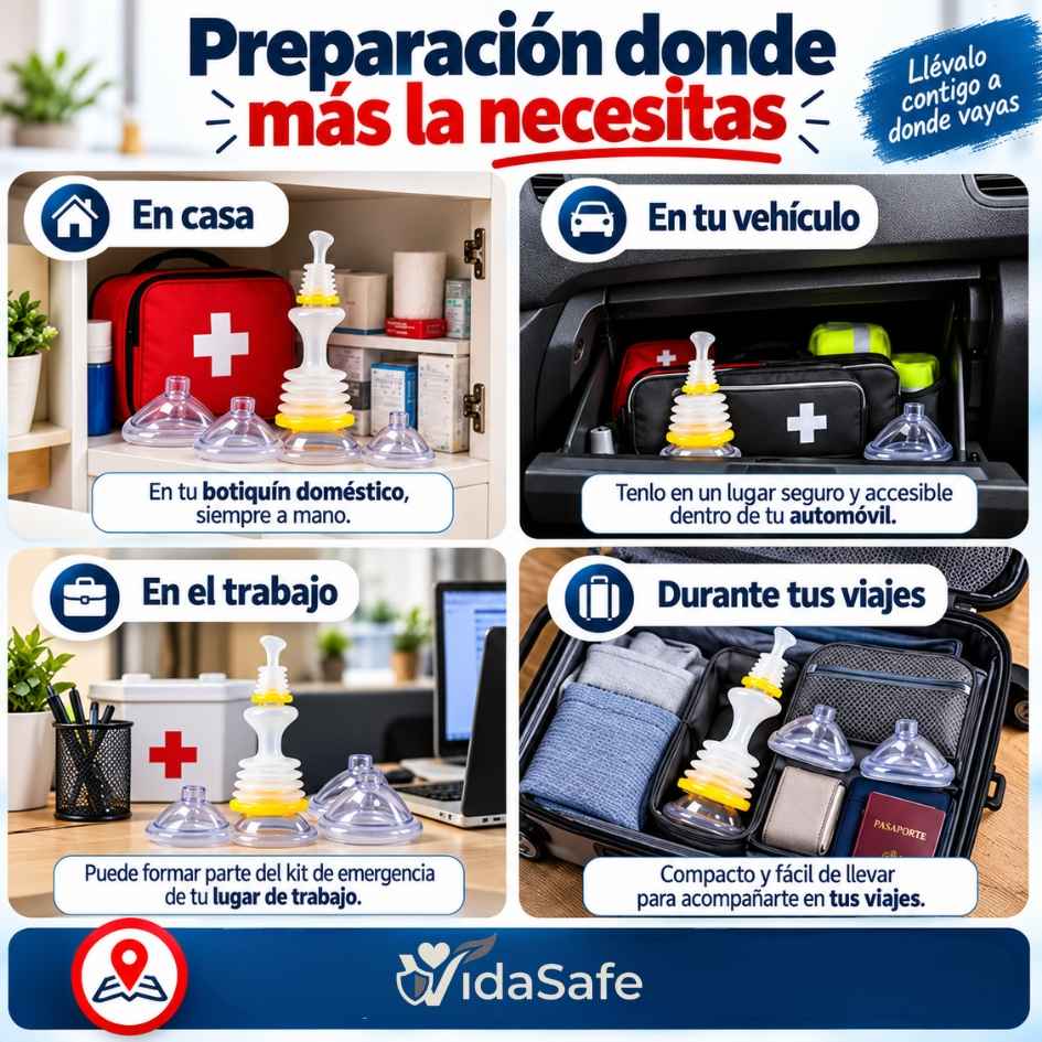 VidaSafe™ - Botiquín Mascarilla Anti Asfixia Pro - Oferta 30% OFF