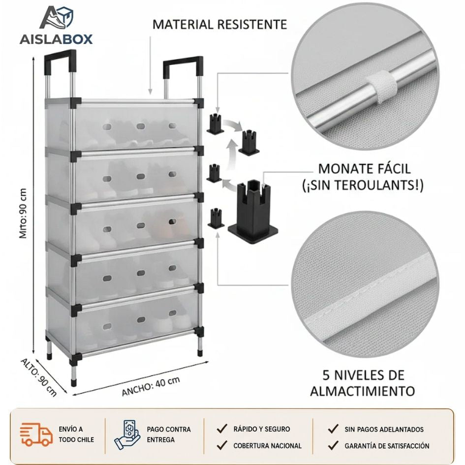 AislaBox™ - Protege y ordena tu calzado