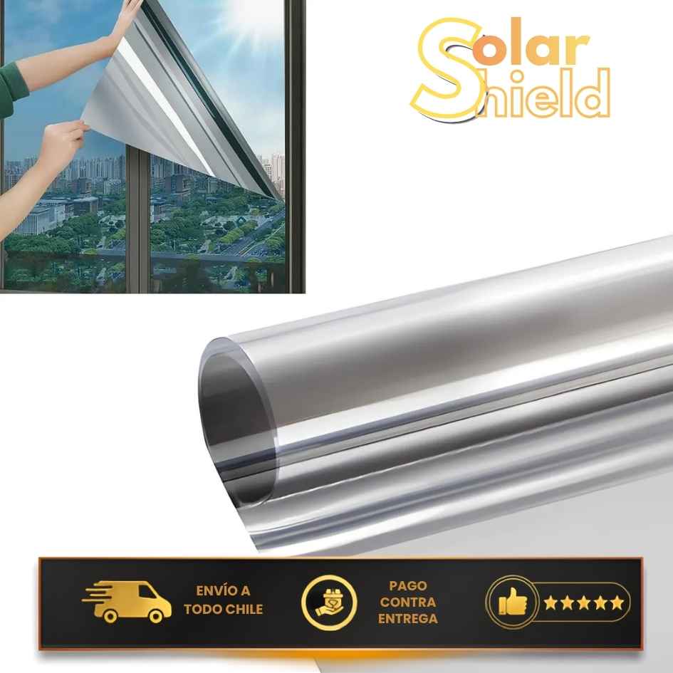 SolarShield - Bloquea el calor y baja tu cuenta de luz - Anti Rayos Uv - 60cm X 5metros