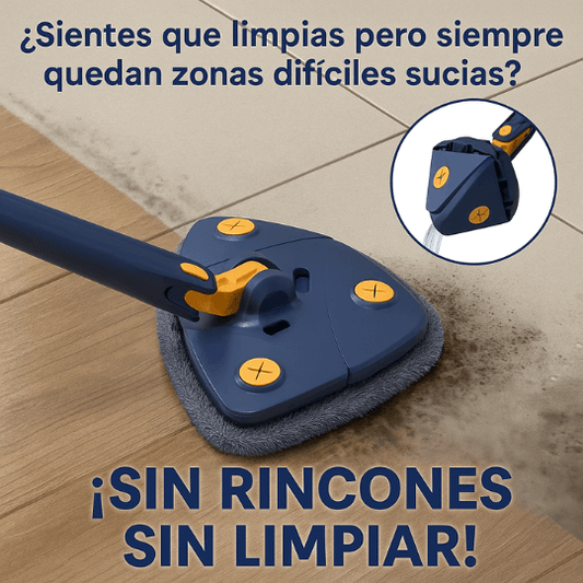 Mopa GiroClean – Limpieza Profunda 360° – Limpia Rápido Zonas Difíciles Sin Complicaciones