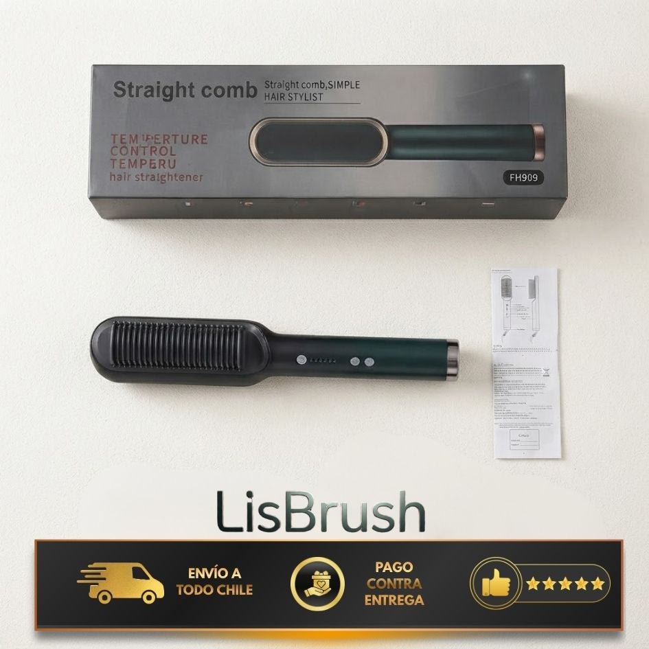LisBrush - Pelo suave y brillante desde la raíz en cada pasada - OFERTA COMBO X2