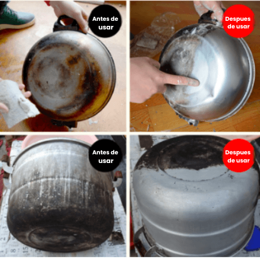 Limpiador Potente de utensilios de cocina Coreano - PACK 3X1 - Quita Grasa y Suciedad Difícil y Deja tu Cocina Reluciente