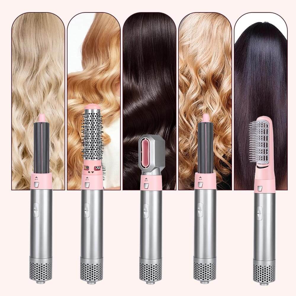 ShineCare Cepillo Secador 5 en 1 – Secado Anti-Frizz – Brillo y Suavidad Natural
