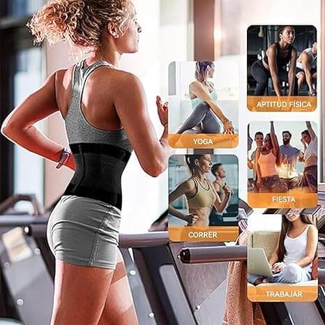 Faja Estilo Sport Expandex / Moldea tu figura al Instante y Corrige tu Postura desde el Primer Uso / OFERTA 2X1