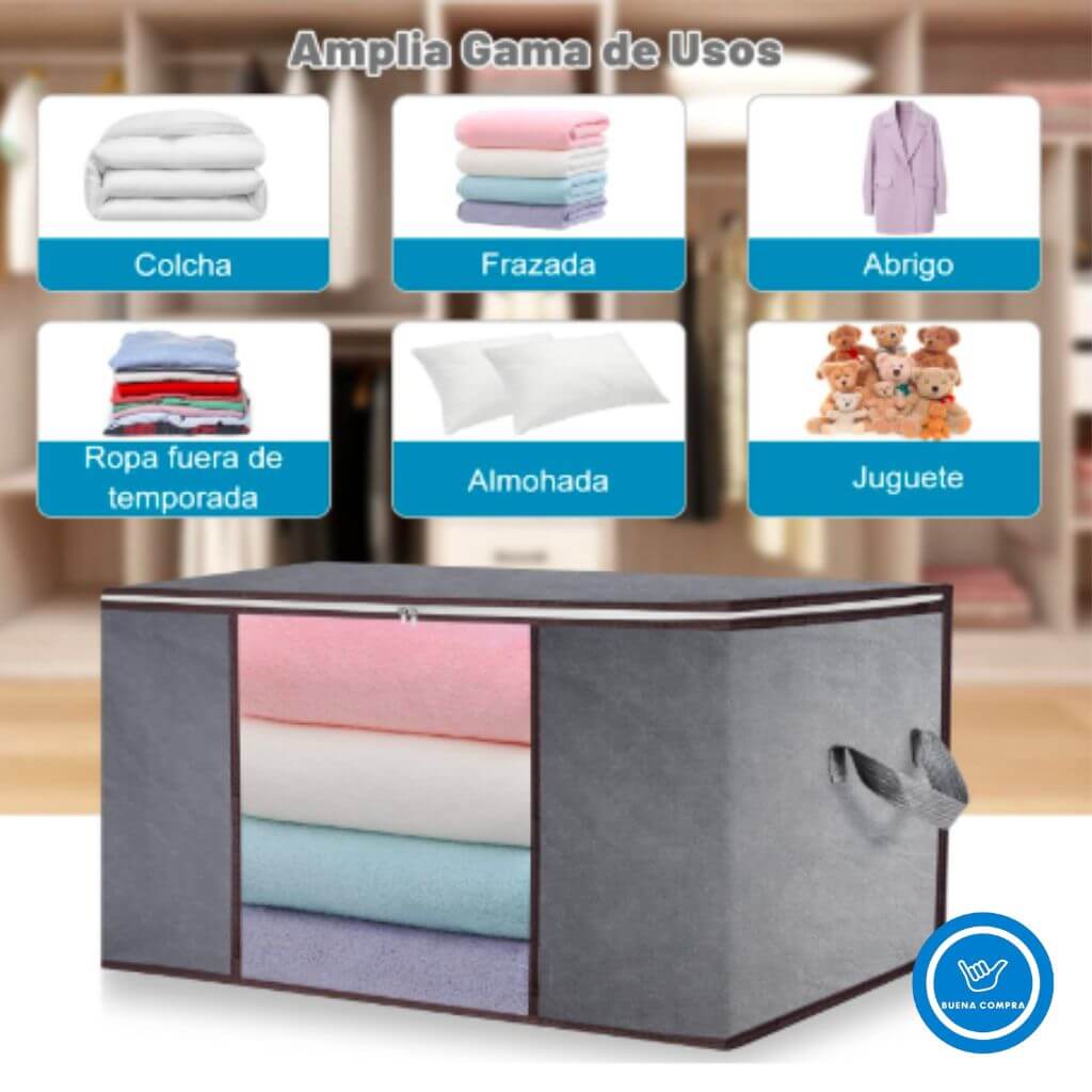 FoldMax Home - Pack X3 Organizadores de Ropa - Más Orden en Menos Espacio