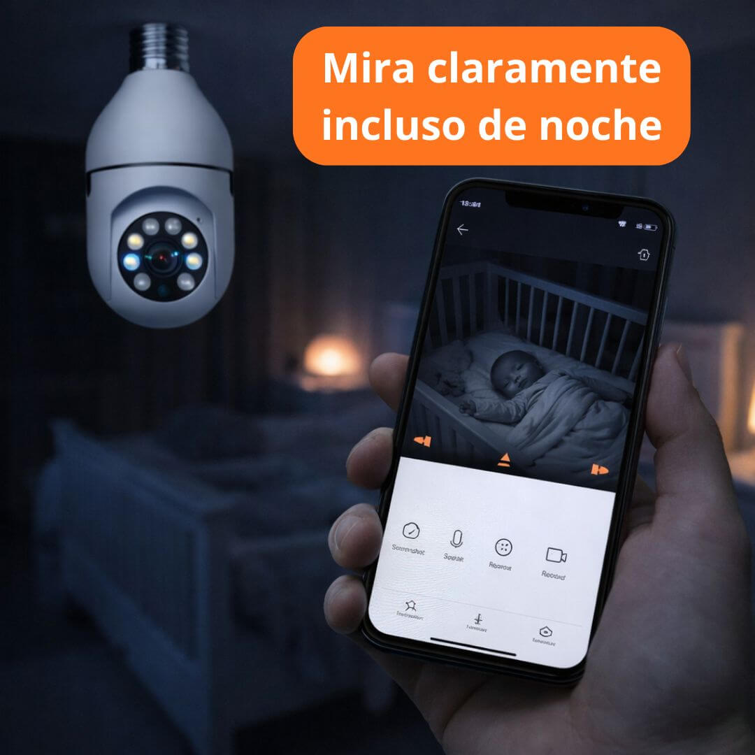 ControlCam 360 HD – Cámara Foco Inteligente – Control total desde tu celular