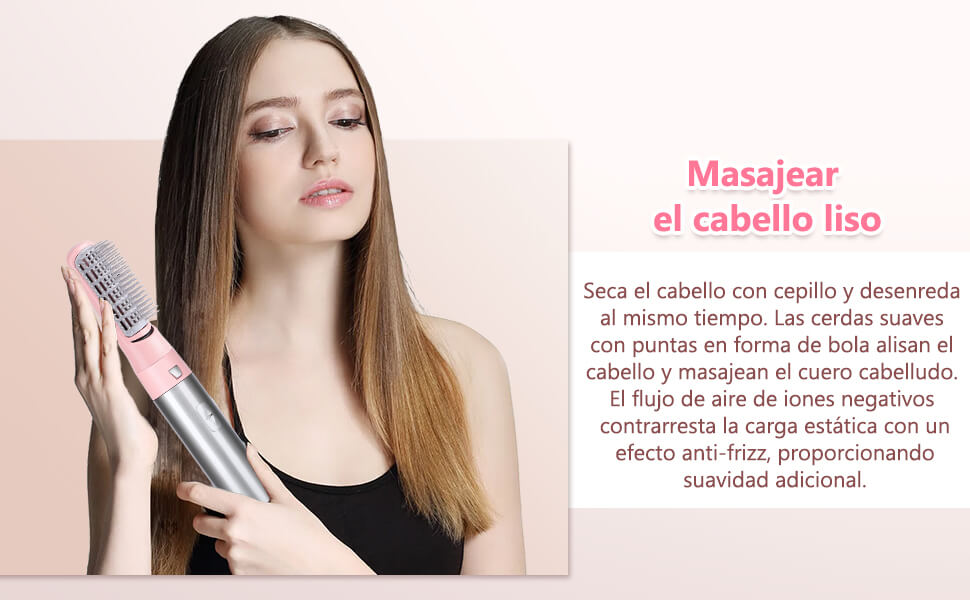 ShineCare Cepillo Secador 5 en 1 – Secado Anti-Frizz – Brillo y Suavidad Natural