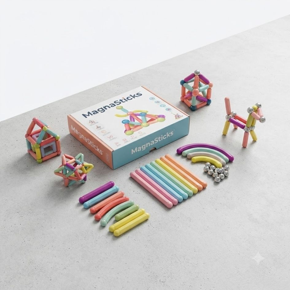 MagnaSticks - Construye la creatividad de tus hijos sin pantallas