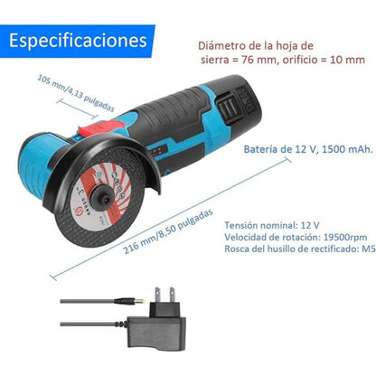 PowerFix Go – Mini Amoladora Portátil para Arreglos en Casa y Trabajos Técnicos