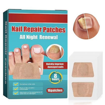PureNail Patch – 32 Parches - Cuidado Nocturno para Mejorar el Aspecto de las Uñas