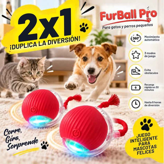 FurBall Pro - Pelota automática de entretenimiento-LLEVA 2 PAGA 1