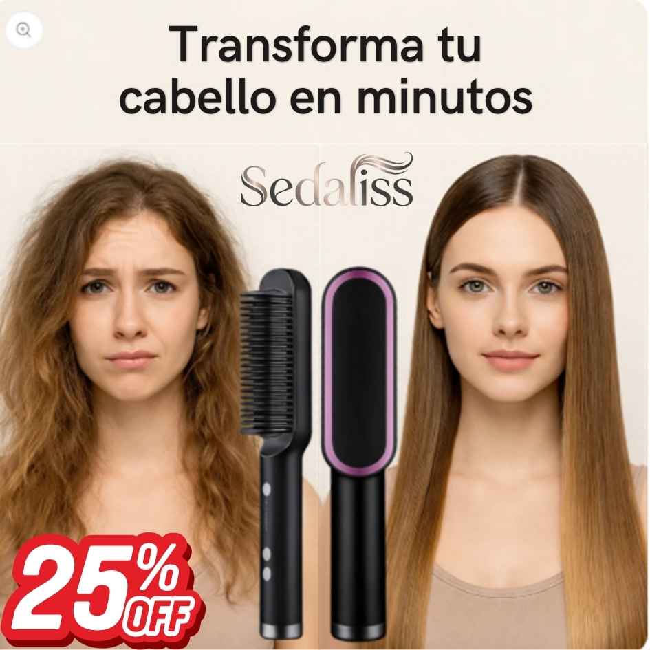 Sedaliss - Cepillo Alisador Rizador Multifuncional - Oferta 25% OFF
