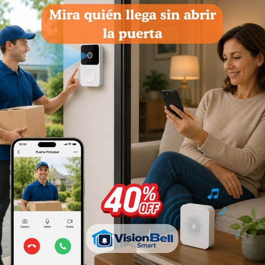 VisionBell Smart – Mira Quién Llega a tu Casa Desde el Celular Fácilmente