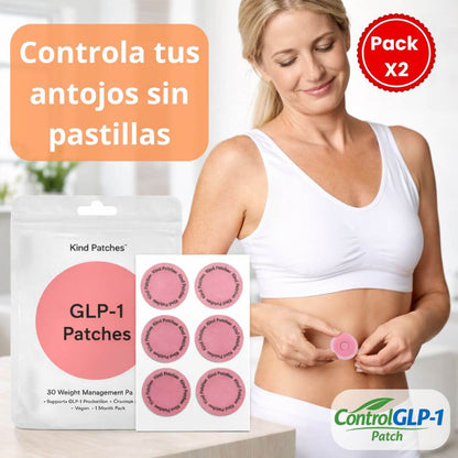 ControlGLP-1 Patch - Ayuda a Controlar el Apetito y los Antojos de Forma Natural