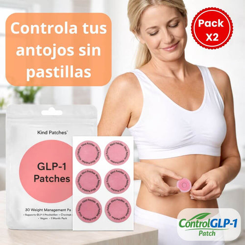 ControlGLP-1 Patch - Ayuda a Controlar el Apetito y los Antojos de Forma Natural