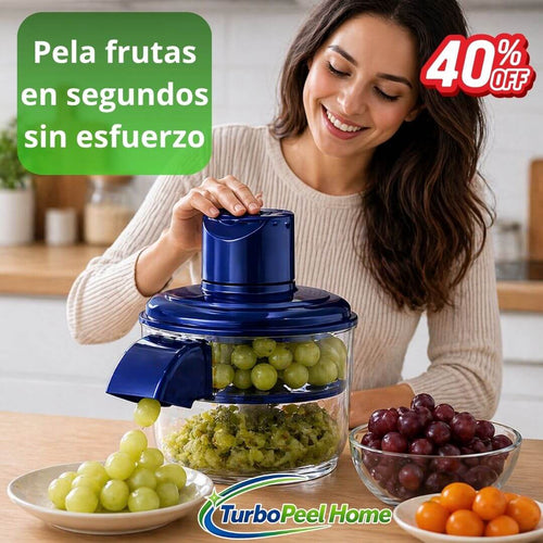 TurboPeel Home - Simplifica la Preparación de Frutas y Ahorra Tiempo en Casa