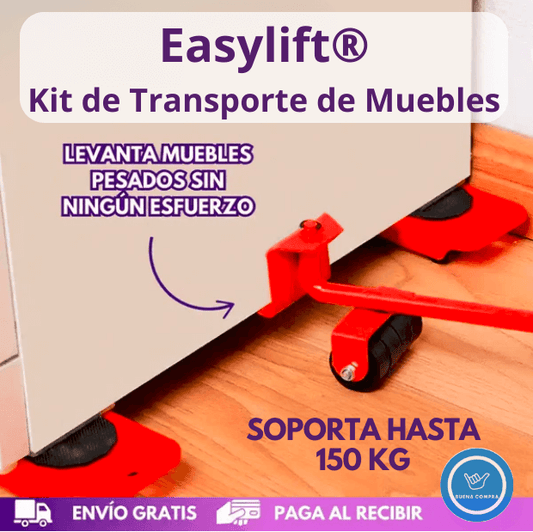 Easylift® - Kit de Transporte de Muebles - Cambia de Lugar tus Muebles sin Forzar la Espalda - 40% OFF
