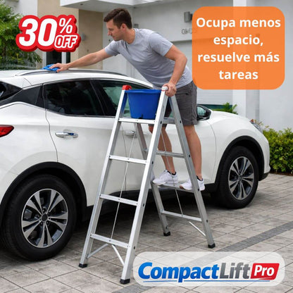CompactLift Pro - Sube, Trabaja y Guarda tu Escalera sin Ocupar Espacio