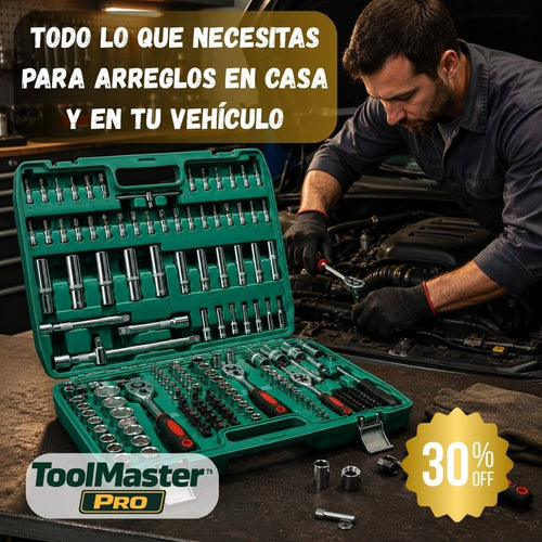 ToolMaster Pro – Resuelve Arreglos en Casa y tu Vehículo con un Solo Kit