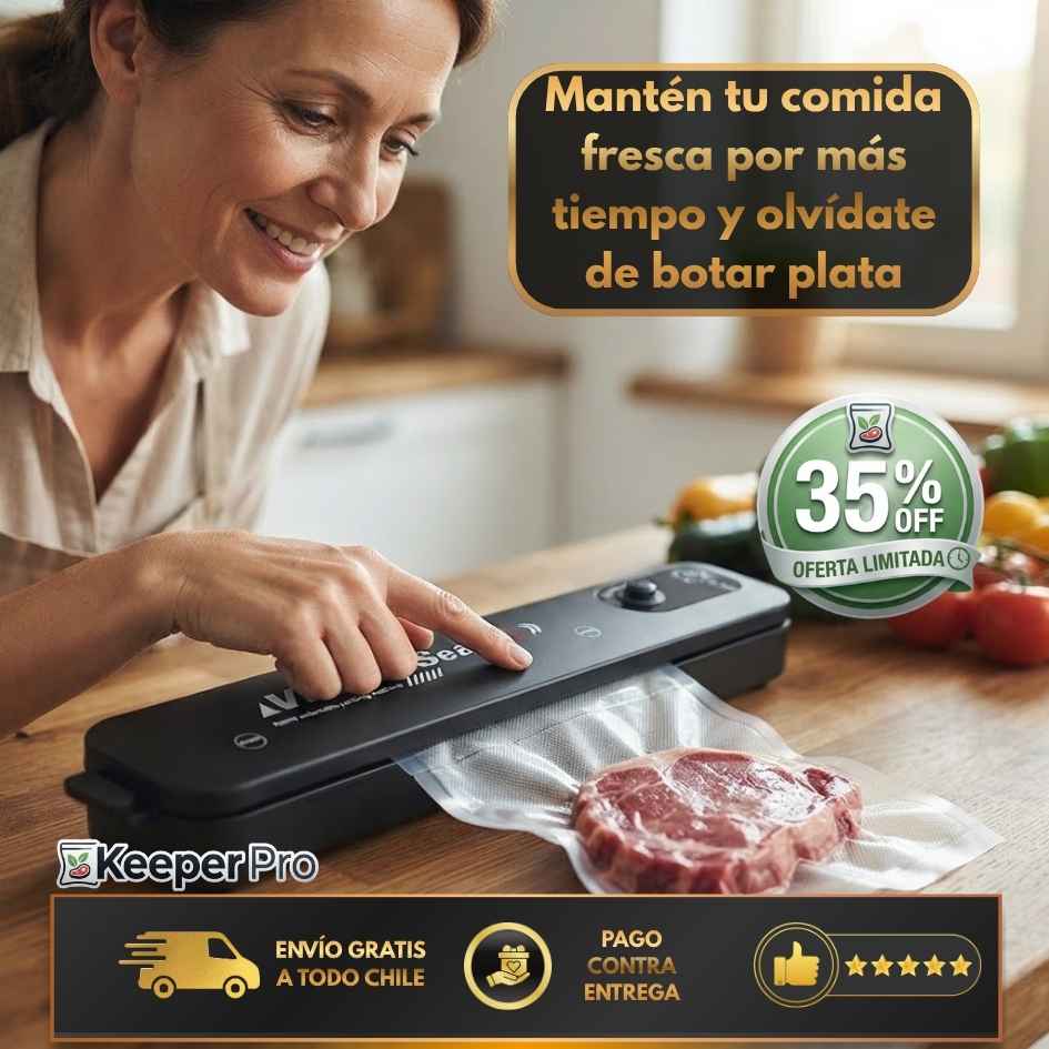 Keeper Pro - Congela carnes y verduras manteniendo su calidad original.