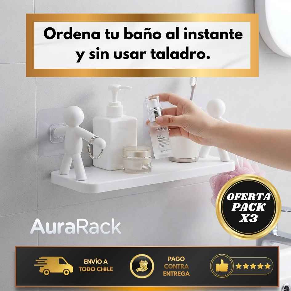 AuraRack - Orden total en tus paredes sin taladrar