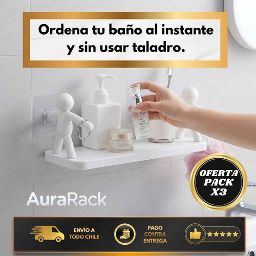 AuraRack - Orden total en tus paredes sin taladrar