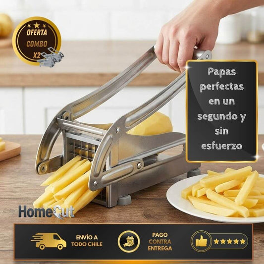 HomeCut - Pica papas perfectas en segundos - Combo X2