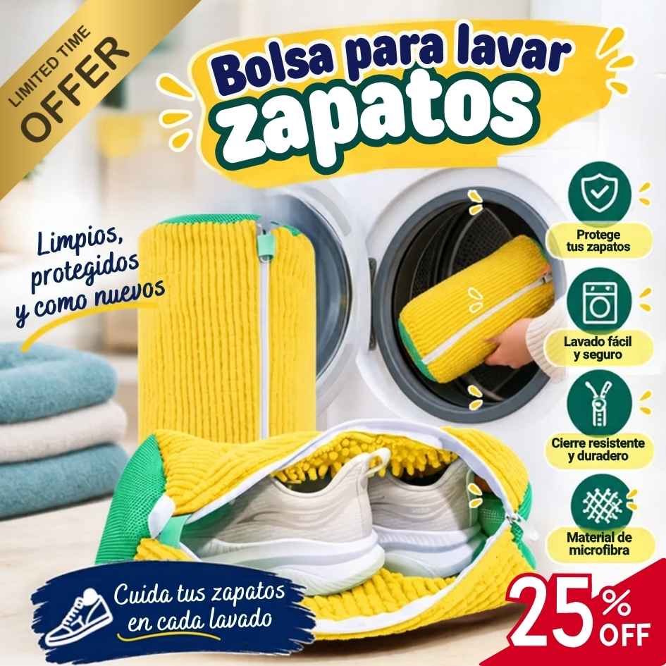 CareWash™ - Bolsa para lavar zapatos con cierre - Oferta 25%OFF