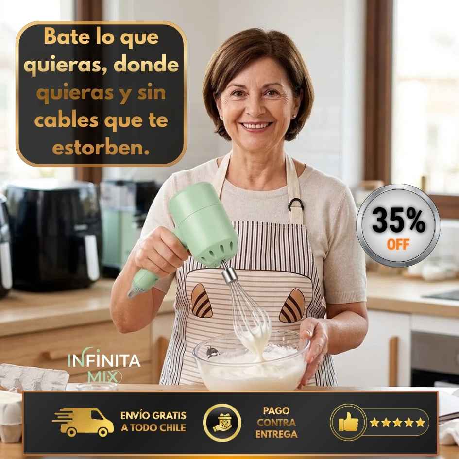 InfinitaMix - Cocina práctica sin depender de cables