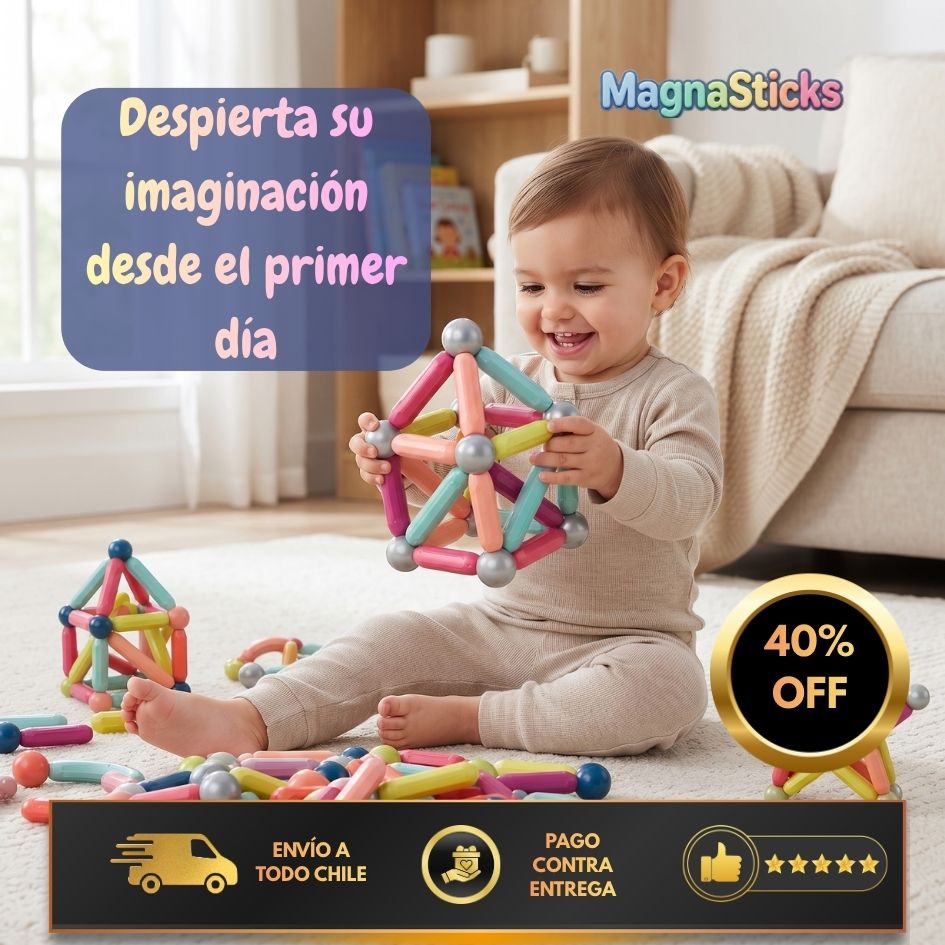 MagnaSticks - Construye la creatividad de tus hijos sin pantallas