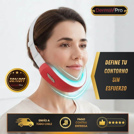 DermaV Pro - Masaje sónico que redefine tu mandíbula sin cirugía - 30% OFF
