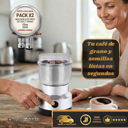 coffemaster- Café de grano con frescura profesional en tu cocina.
