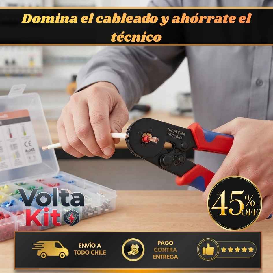 VoltaKit - Conexiones seguras y duraderas sin gastar de más en electricistas