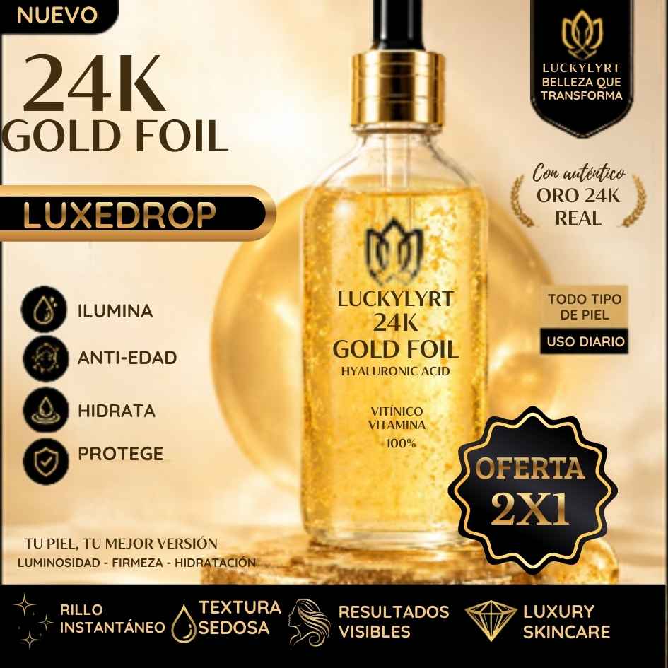 LuxeDrop 24K - Serum 24K Gold- Oferta 2x1