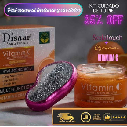 KIT SedaTouch - Depilación suave dondequiera que vayas