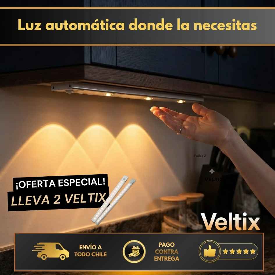 Veltix - Ilumina tus rincones al instante - Barra LED 50cm