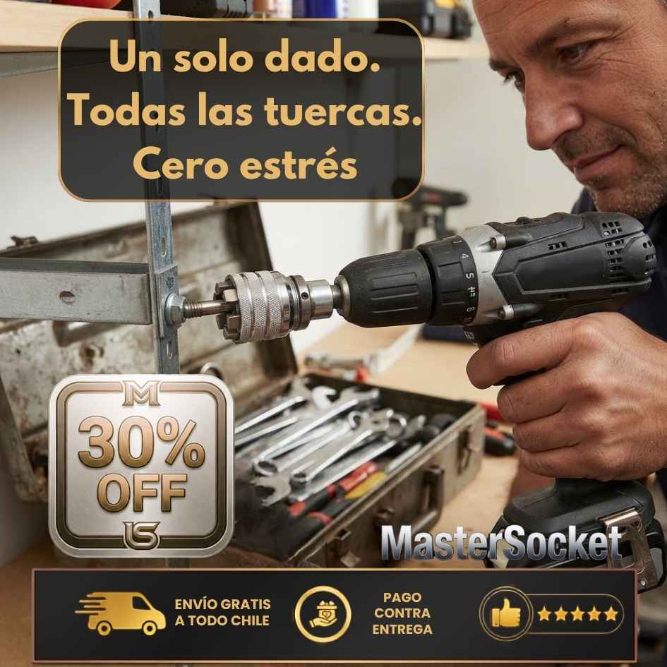 MasterSocket - Ajusta pernos y tuercas sin cambiar de herramienta
