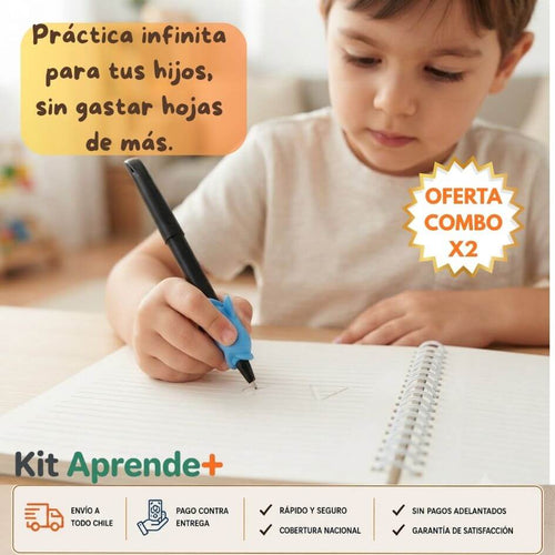 Kit Aprende+ - El set de caligrafía reutilizable que dura 100 veces más.