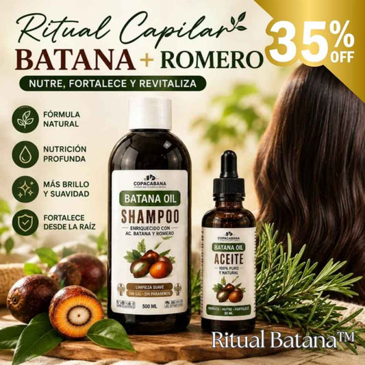 Ritual Batana™-Pack Aceite+ Shampoo Batana Crecimiento - OFERTA 35%OFF